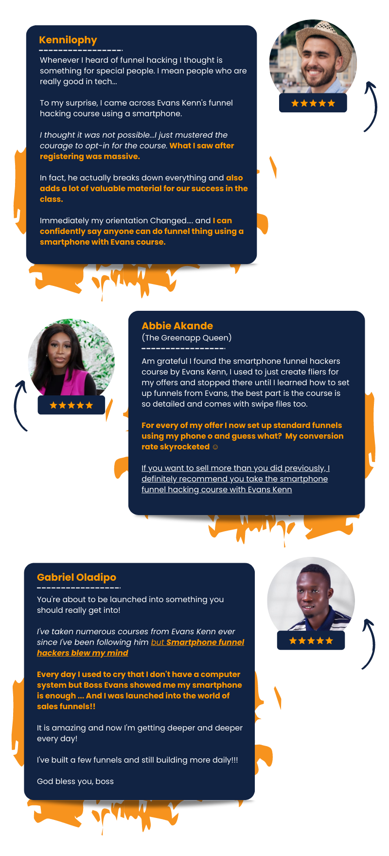 Smartphone Funnel Hacking Testimonial
